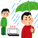 雨の日は傘を間違えられる（取り違え）被害が急増する